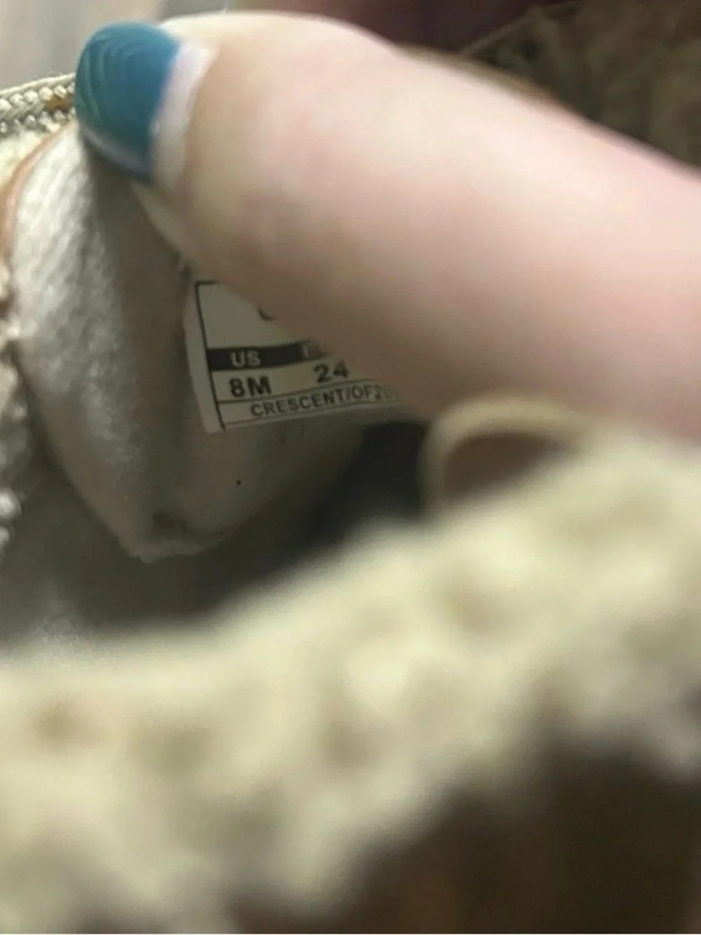 Oshkosh Toddler Boy Fur Lined Lace Up Shoes Size 8